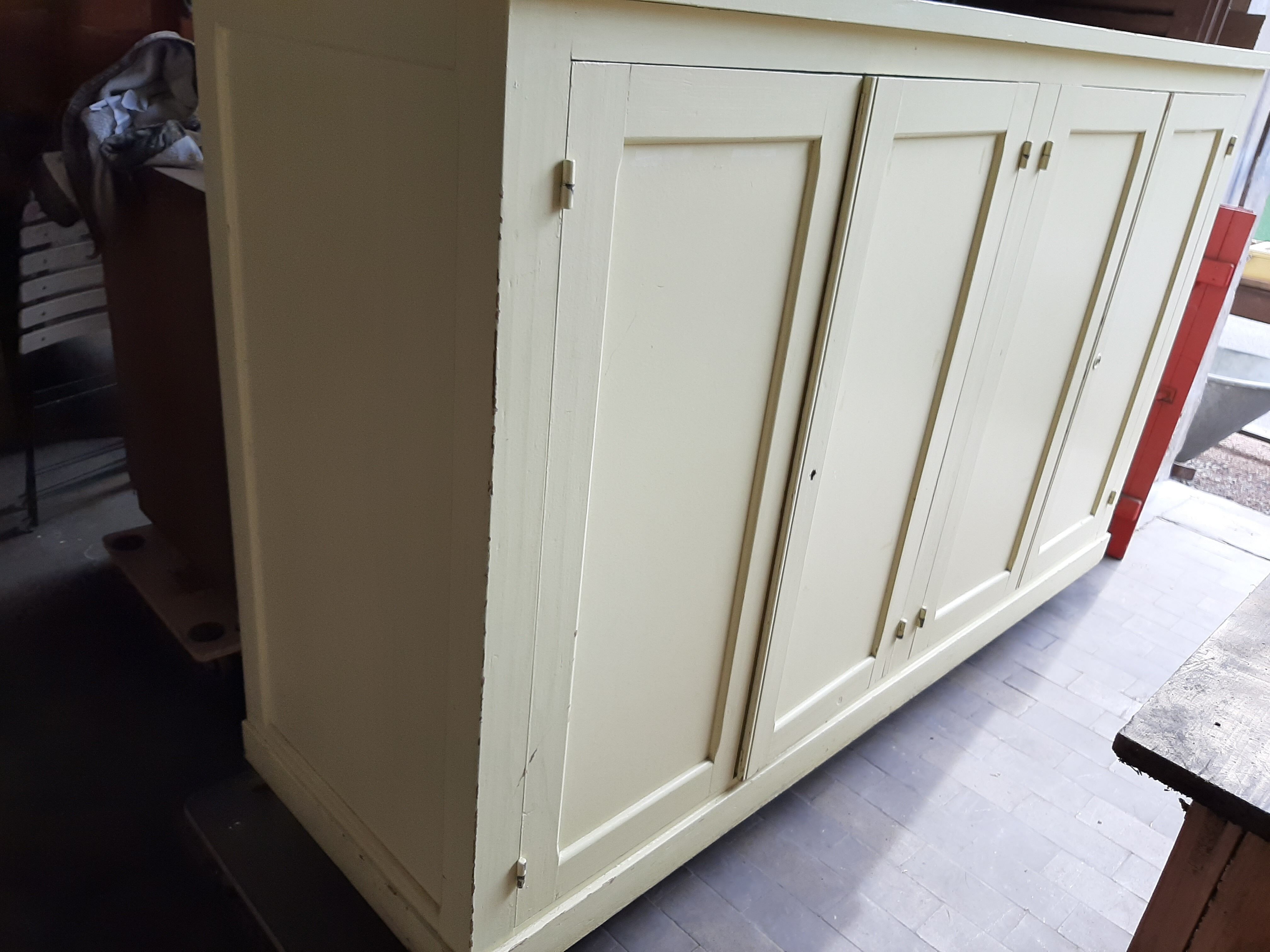 4-door school storage buffet
