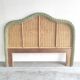 Rattan headboard 2 people