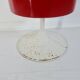 Umbrella stand, tulip base, enamelled sheet metal and brass, 1950