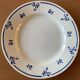 6 antique flat plates in Sarreguemines earthenware