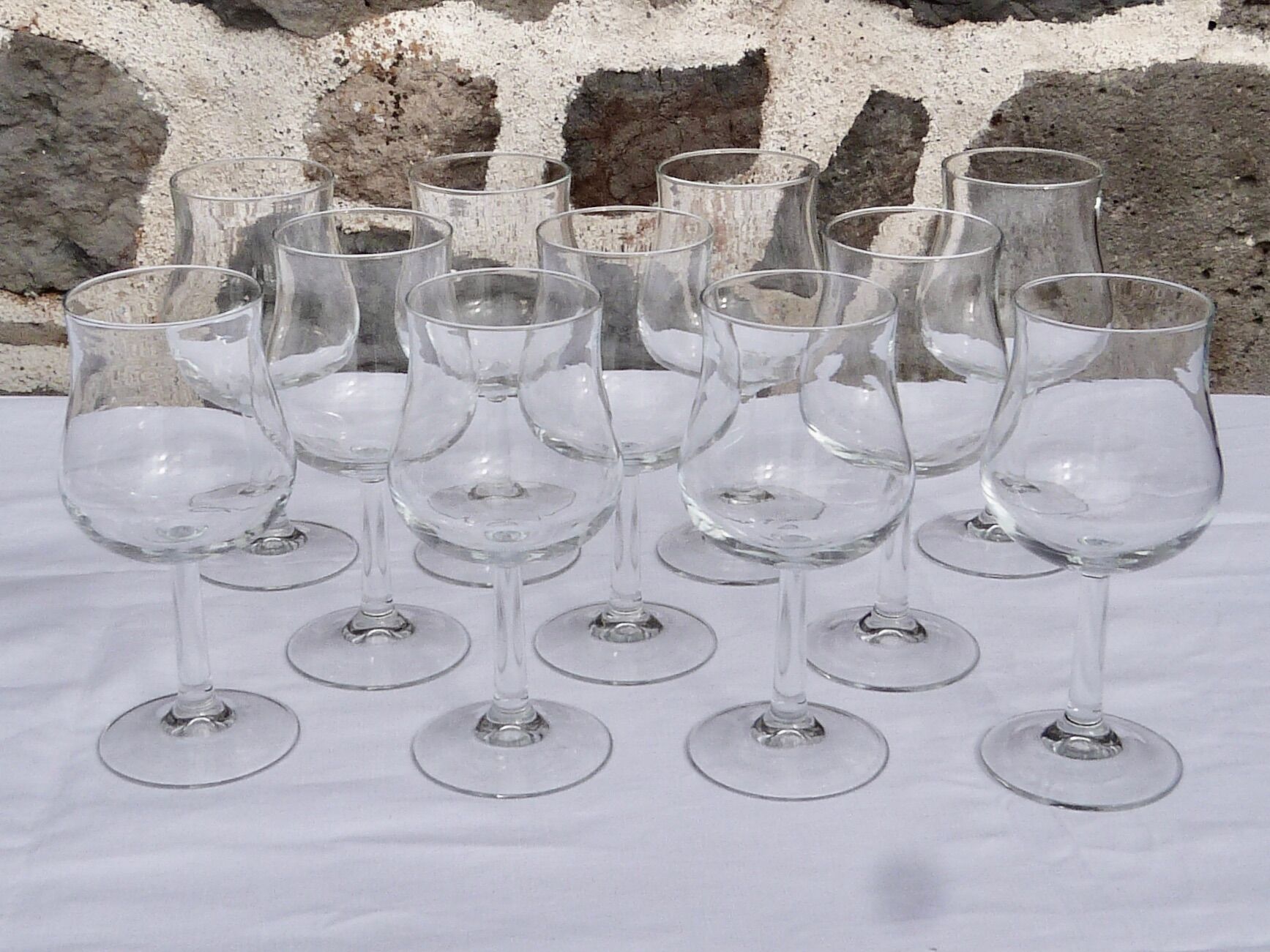 Set de 10 verres à vin rouge