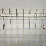 German minimalist Mid-Century coat rack in rope, 1960s