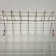 German minimalist Mid-Century coat rack in rope, 1960s