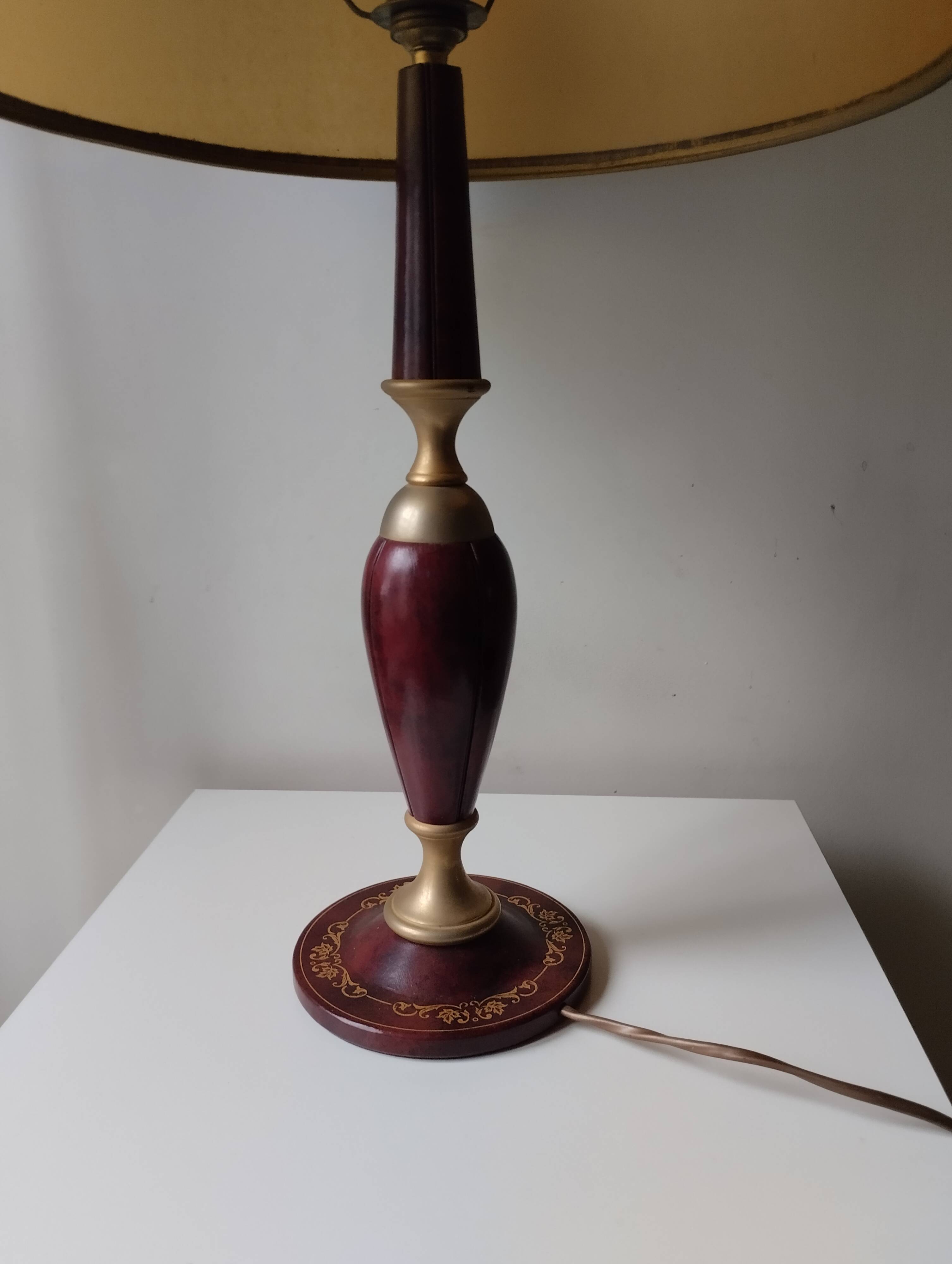 leather tanner lamp 1960