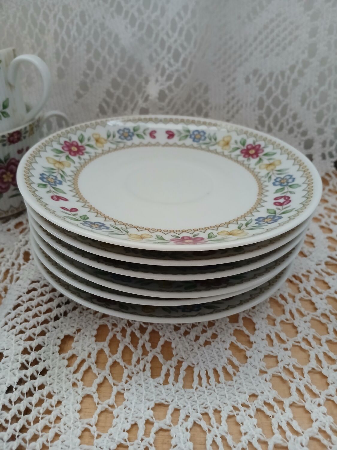 6 tasses + soupes anciennes/ années 50