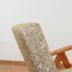 Vintage green granola ethnic design armchair