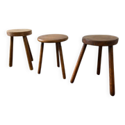 Mini table d'appoint ronde vintage / table pour plantes / tabouret