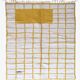 Contemporary Yellow and White Rug - 266 x 215 cm