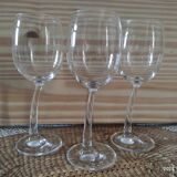 Set of 3 original JP Chenet wine glasses