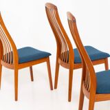 Ensemble de 4 chaises de salle à manger par Kai Kristiansen pour Schou Andersen
