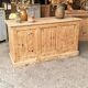 Antique pine counter