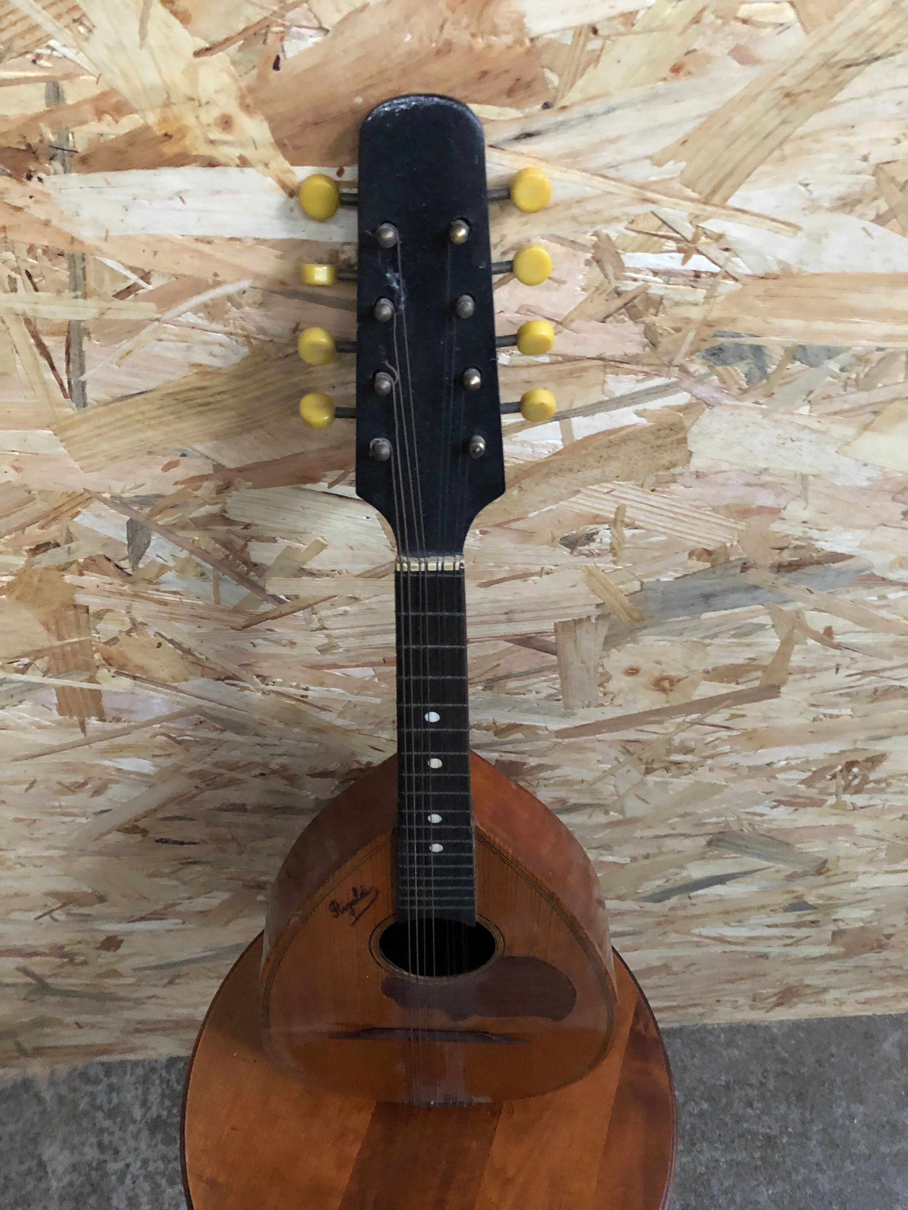 Ancienne mandoline rigaldi bois