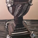 Victorian-inspired lamp, painted resin