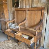 Old church bench