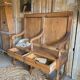 Old church bench