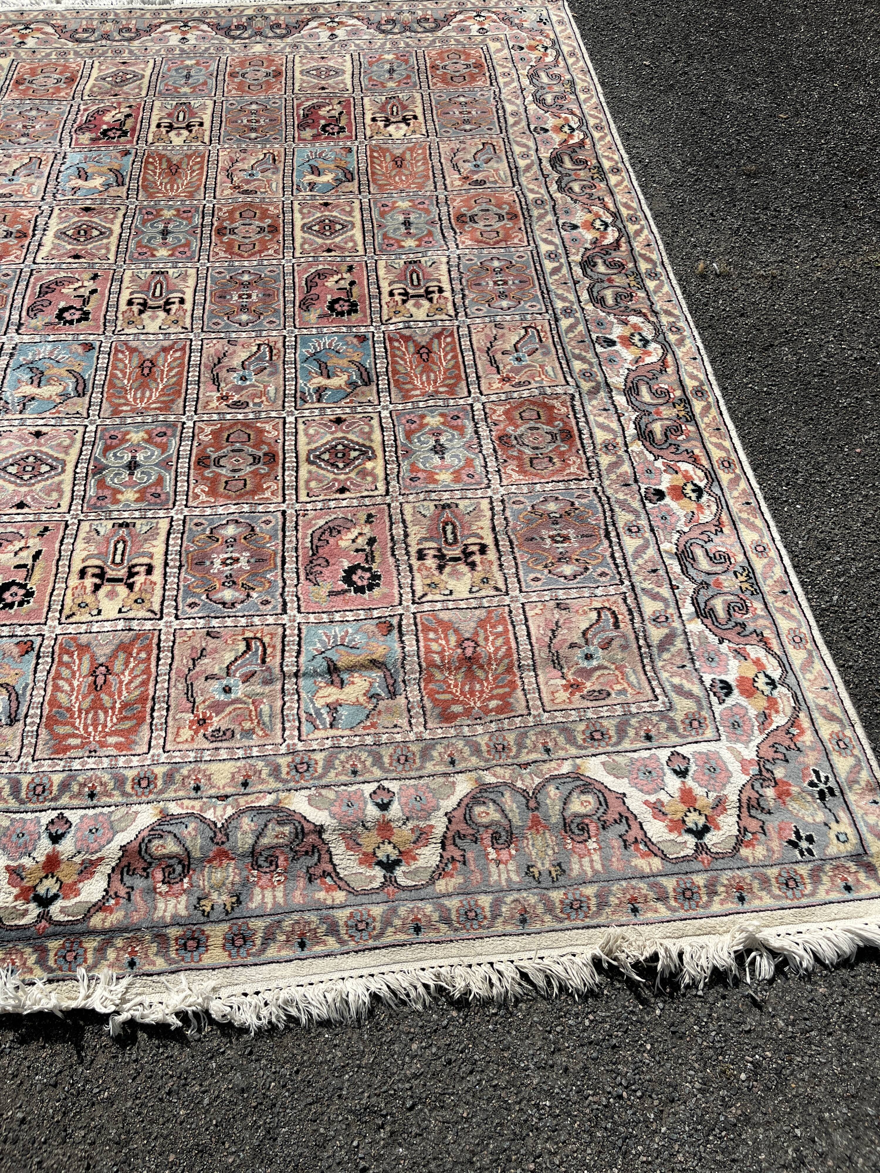Authentic handmade oriental rug – 2.72 × 1.86