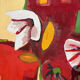 Contemporary painting bouquet of flowers oil on canvas still life