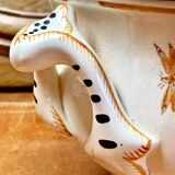 Old Longchamp vegetable soup tureen with Moustiers Olerys decor 2