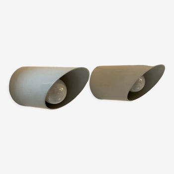Pair of Obliqua wall lights by Ignazia Favata and Claudio Dini for Bieffeplast 1969
