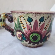 Quimper faience mugs