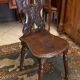 Lorraine nineteenth century chair in solid oak richly carved regency style
