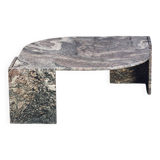 Eye-shaped marble coffee table by Roche Bobois, 1970