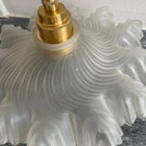 Vintage glass frilled/ruffled pendant