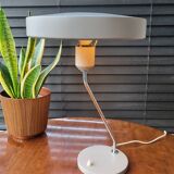 Lampe de bureau vintage Louis Kalff, modèle Romeo, années 1960, gris, Pays-Bas