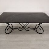Iron and marble table 1950