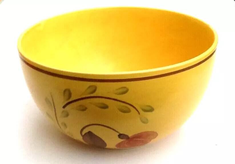 1960s Salad bowl Ateliers du Revernay France (Digoin) Matte stoneware