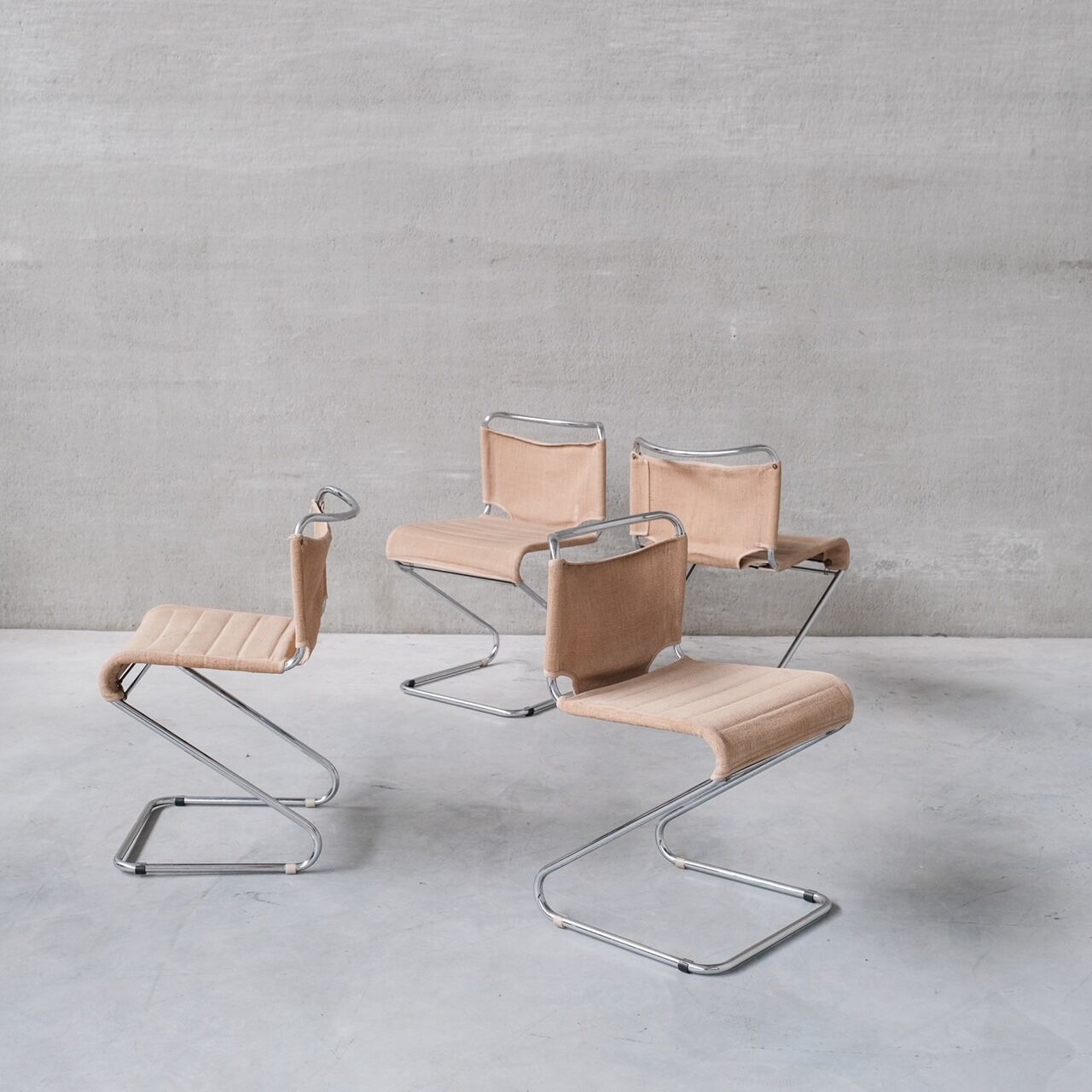 Set of 4 chairs by Pascal Mourgue