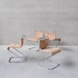 Set of 4 chairs by Pascal Mourgue