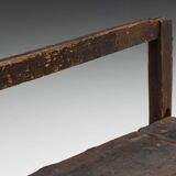 Banc Coffre Primitif Wabi Sabi, France, 19ème Siècle