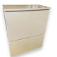David Lange white lacquered wooden furniture