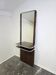 1970s BAUHAS mirror in walnut.