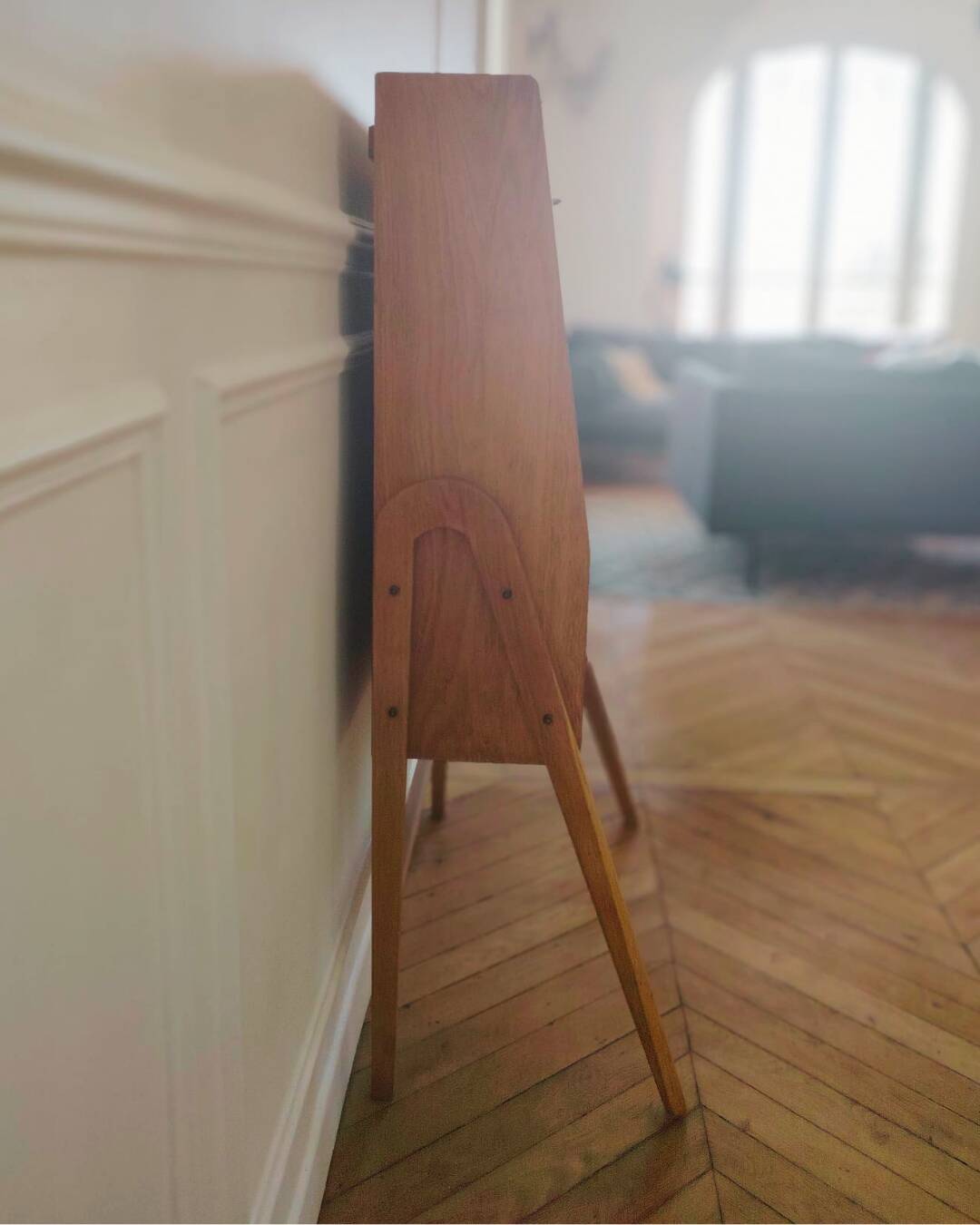 Renovated vintage Scandinavian secretary, 1950s-60s.