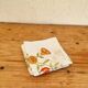 6 vintage table napkins with pop flowers from the 70s.