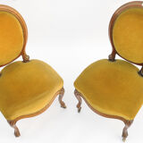 Pair of Louis Philippe style chairs