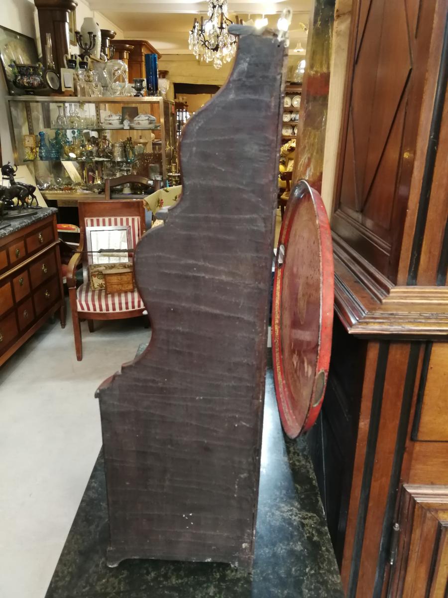 Shelf corner inlaid flowers XVIII