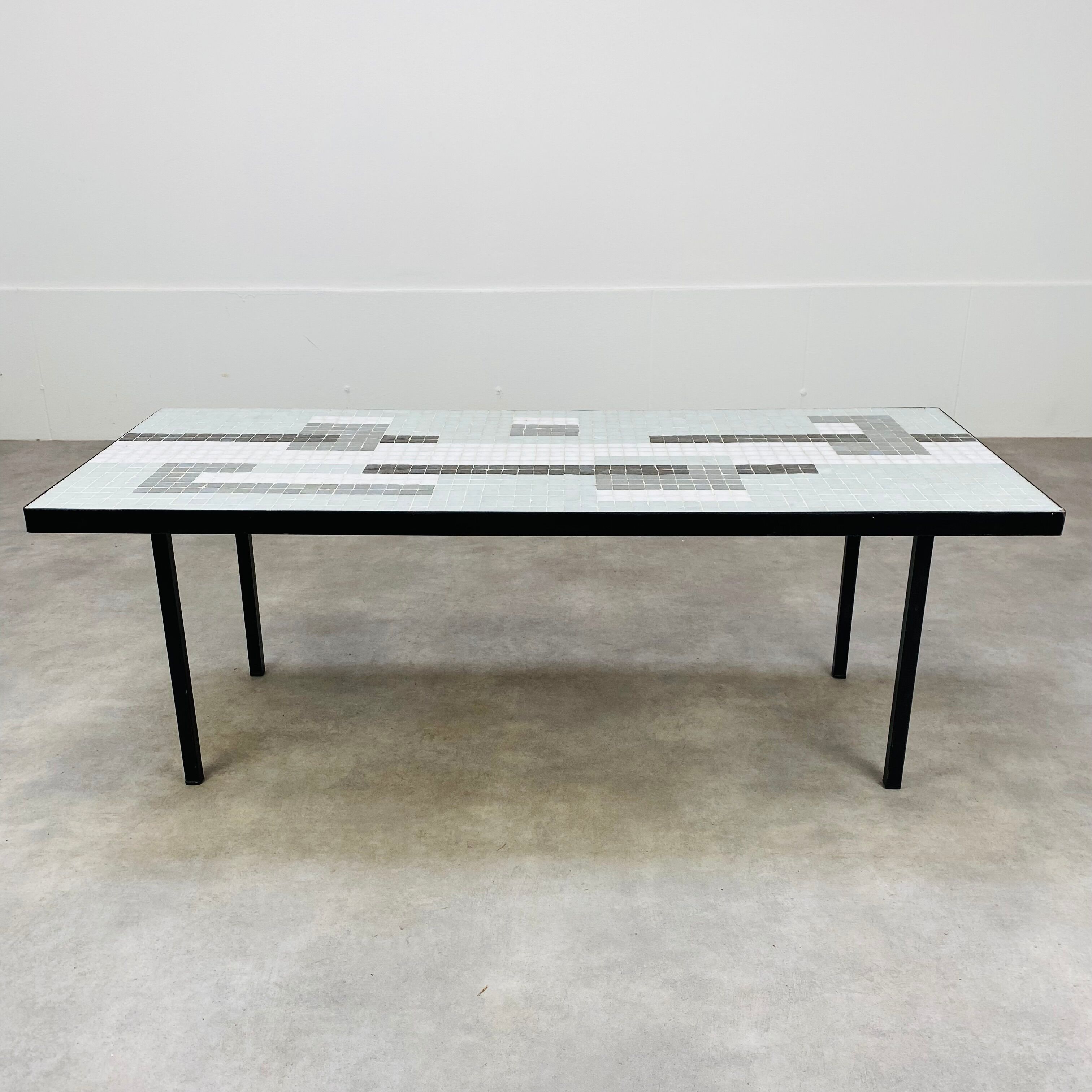 Coffee table 50s mosaic vintage ceramic