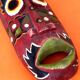 African / Tribal mask (large model) Carved and colored wood
