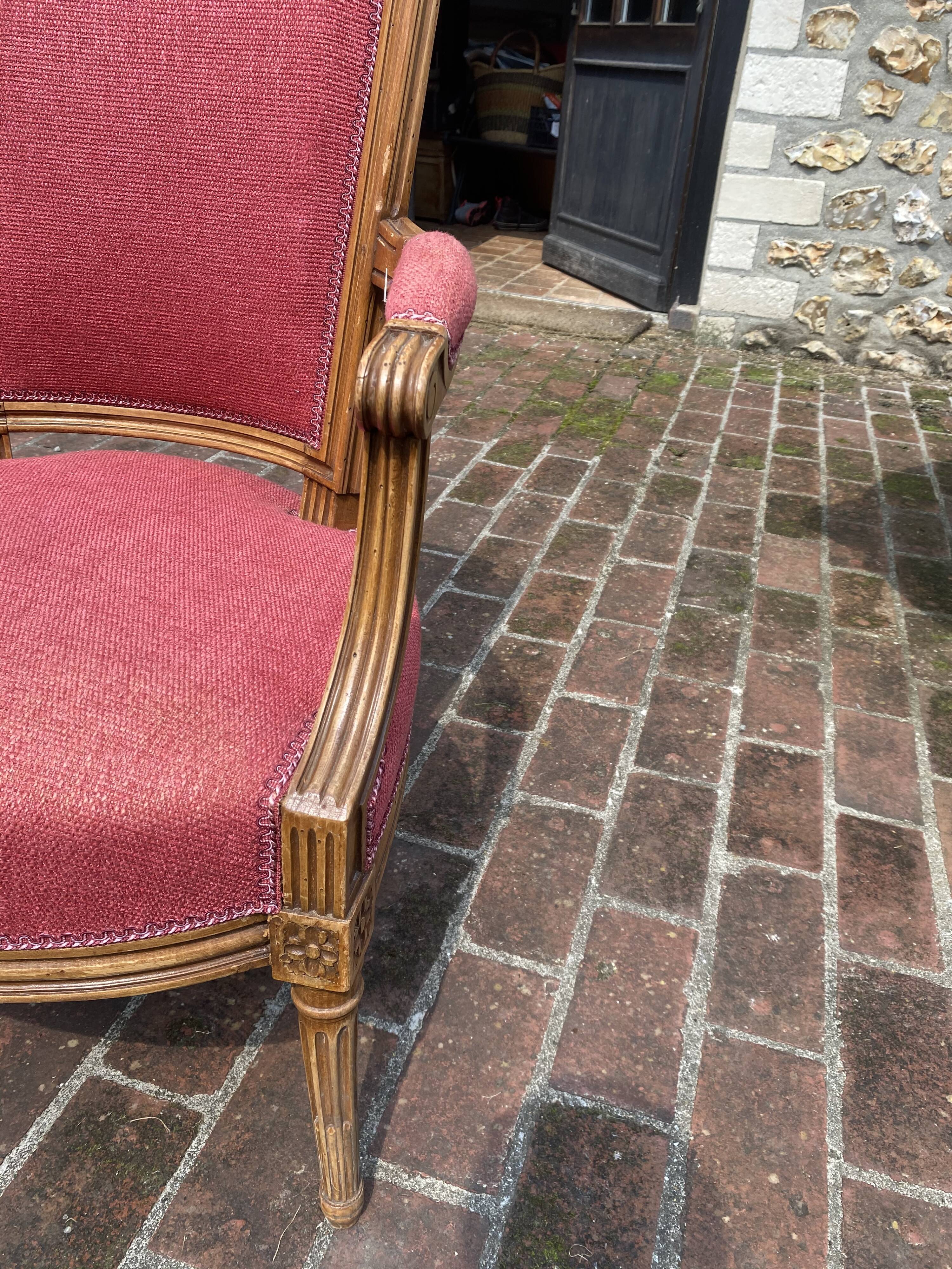 Cabriolet armchair Epoque Louis 16