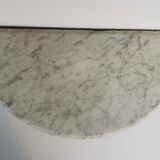 Empire demi lune sphinx console table