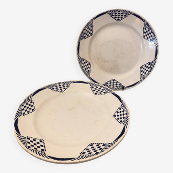Duo serving dishes, Moulin des Loups