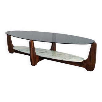 Table basse par Hugues Poignant , 1960/70 vintage, France, Design