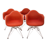 Set of 4 Dar armchairs by Charles and Ray Eames 1950s