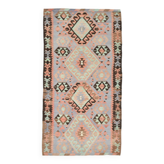 Tapis persan en laine douce bleu clair 5x10, 168x313 cm SK 33084