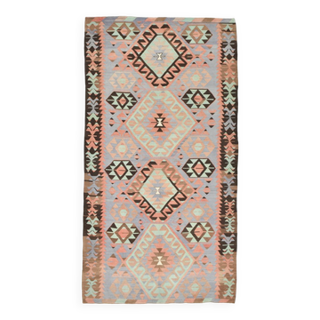 5x10 Light Blue Soft Wool Persian Rug, 168x313Cm SK 33084