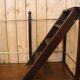 library step ladder in mahogany