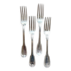 4 silver-plated forks